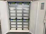 Hager Verteilerschrank mit 3x Verteiler ZU37KS, ZB33S